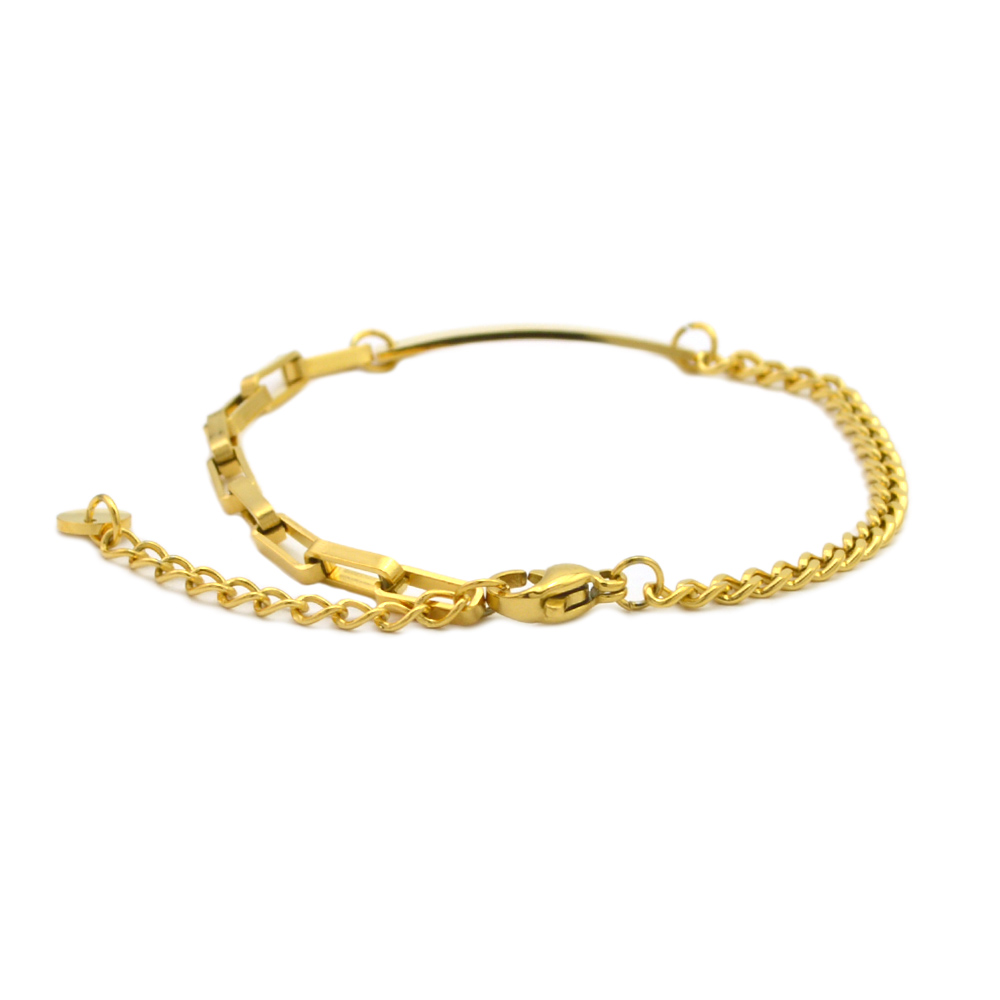 Trending Stainless Steel Hand ID Bracelets for Women